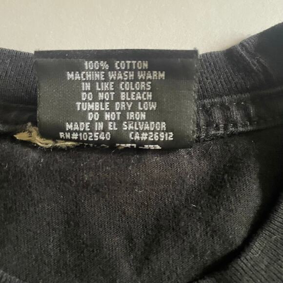 Vintage Y2K Ambiguous Skate Repeated Logo Spellout Double Sided T-shirt - Picture 4 of 7